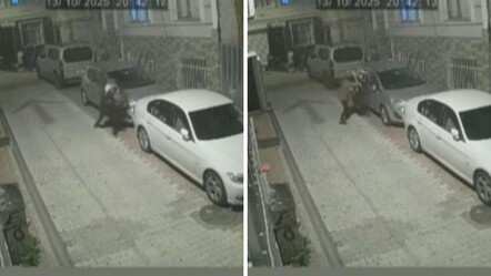 İstanbul'da akılalmaz görüntü! Kendisine vuran kadını döverek yerde sürükledi - 3. Sayfa