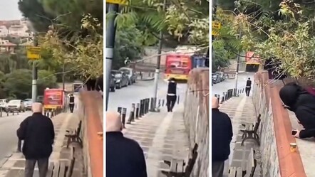 Üsküdar'da İETT otobüsü kaza yaptı! Duvarda asılı kaldı - 3-sayfa