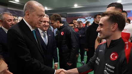 Cumhurbaşkanı Erdoğan'dan A Milli Takım'a tebrik - SPOR
