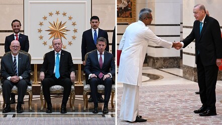 Cumhurbaşkanı Erdoğan, 4 ülkenin büyükelçilerini kabul etti - Gündem