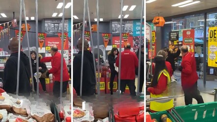 Londra'da markette dehşet anları! Kadın müşteriye kırbaçla saldırdı - teknoloji