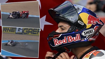 Toprak Razgatlıoğlu'na Bulega'dan skandal temas! Milli sporcu yarış dışı kaldı - Spor