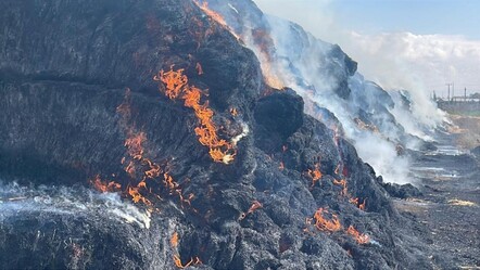 Vatandaşlar fark etti, hemen ekiplere haber verdi! 300 ton tek seferde kül oldu - 3. Sayfa