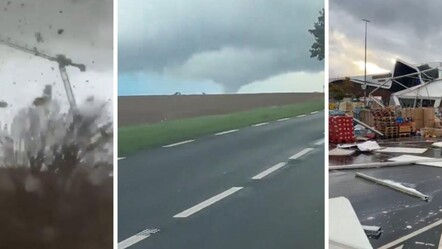 Fransa’yı saniyeler içinde vuran kasırga: Her şeyi yıktı, ölü ve yaralılar var! - Dünya