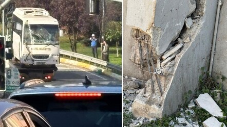 Kocaeli'de cenazeden dönen otobüs kaza yaptı: 3'ü polis 7 yaralı! - 3. Sayfa