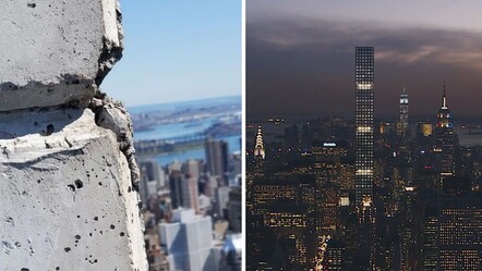 New York'taki milyarderler gökdeleninde çatlaklar oluştu! Bina tahliye edilebilir - Dünya