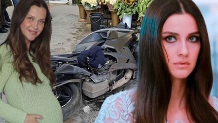 Yeni anne İrem Helvacıoğlu yaşadığı kazayı anlattı! “Motosiklet bize biçercesine vurdu” - Magazin