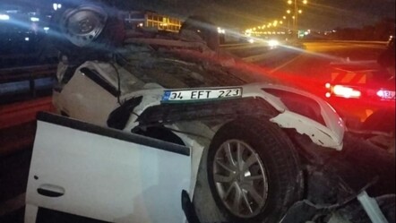 İstanbul'da hız kazası! İnsanlar suçsuz yere hastanelik oldu - 3. Sayfa