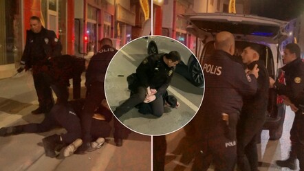 Mekan basma, polise mukavemet, gazetecilere saldırı! Aksaray'da 'eşime küfür ettin' kavgası ortalığı karıştırdı - 3. Sayfa