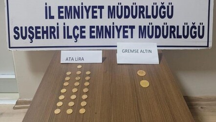 Piyasa değeri 1 milyon lira! Sahte 22 adet ata lira ve 2 adet gremse ele geçirildi - 3. Sayfa