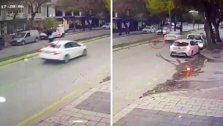 Sakarya'da yaşlı kadının feci ölümü kamerada! "Kadın 50-60 metre ileriye düştü" - 3. Sayfa