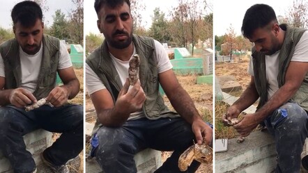 Toprağı kazarken karşılaştığı şeye mezarcı bile inanamadı: Eline alır almaz ateşe verdi! - Yaşam