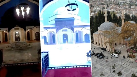 Emirsultan Camii kubbesine yıldırım düştü! O anlar saniye saniye görüntülendi - Gündem