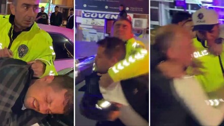 Bakan Yerlikaya 'polisimize saldıran zorbalar' notuyla paylaştı! Aksaray'da alkollü sürücüler ortalığı birbirine kattı - 3. Sayfa