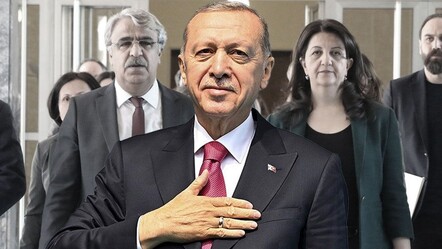 DEM Parti İmralı heyeti Beştepe'de! Cumhurbaşkanı Erdoğan ile üçüncü görüşme  - Gündem