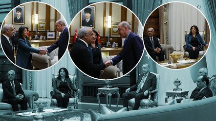 DEM Parti İmralı heyeti Beştepe'de! Cumhurbaşkanı Erdoğan ile üçüncü görüşme  - Gündem