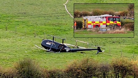 İngiltere'de helikopter kazası! Hayatını kaybeden ve yaralılar var - Dünya