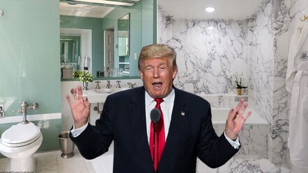 Hükümet kapalı banyo açık! Trump'tan tepki çeken paylaşım - Dünya