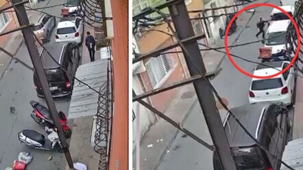 Sokak ortasında dehşet anları!13 yaşındaki çocuk, arkadaşını boğazından yaraladı - 3. Sayfa