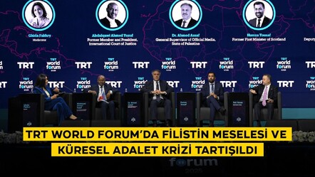 TRT World Forum’da Filistin Meselesi ve Küresel Adalet Krizi Tartışıldı - Şirket Haberleri