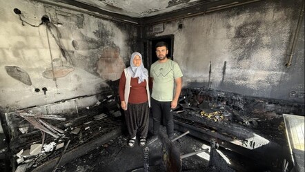 Adana'da sıcak saatler! 3 katlı ev alev alev yandı, aile canını zor kurtardı - 3. Sayfa