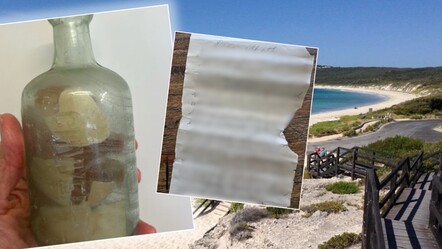 "Büyükbabam mezarından bize ulaşmış gibi..." Dedesinin 109 yıllık mektubu cam şişenin içinde sahile vurdu - Dünya