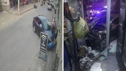 Adana'da bir otomobil markete daldı! Yaralılar var - 3. Sayfa