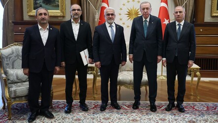 Cumhurbaşkanı Erdoğan, HÜDAPAR Genel Başkanı Yapıcıoğlu'nu kabul etti - Gündem