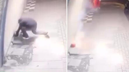 İstanbul'da korku dolu anlar güvenlik kamerasında! İş yerinin önüne patlayıcı bıraktılar - 3. Sayfa