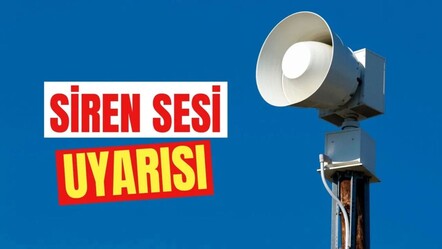Sirenler neden çalıyor? 6 Kasım Valiliklerden siren sesi için açıklama geldi - Haberler