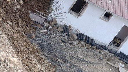 Kahramanmaraş'ta heyelan! İnşaat halindeki evler toprak altında kaldı - 3. Sayfa