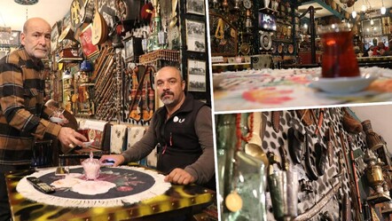 Her şey hurdacıdan aldığı bir demlikle başladı! Kafeye giren kendini müzede sanıyor - Ekonomi