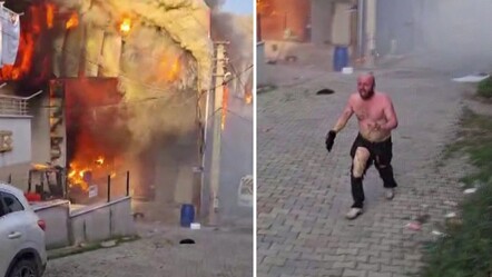 Kocaeli'de 6 kişinin can verdiği yangından böyle kaçmış! Tüyler ürperten video - Gündem