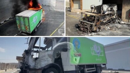 Batı Şeria'da İsrail zulmü! Filistinlilere ait ev ve ahırları yıkıp araçları ateşe verdiler - Dünya