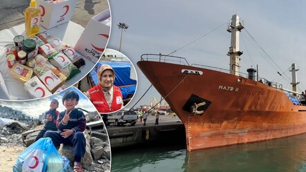 Kış yardımı için harekete geçildi! Türk Kızılay 18. İyilik Gemisi'ni Gazze'ye gönderdi - Gündem