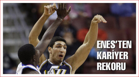 Enes Kanter 18 sayıyla kariyer rekoru kırdı  - BASKETBOL