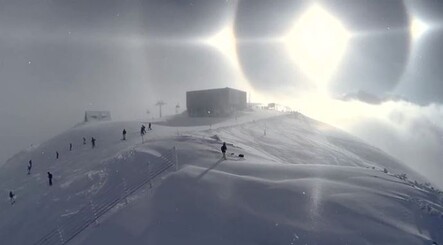 Yalancı güneş Avusturya'da böyle görüntülendi - gundem