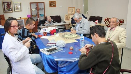 Engelliler el sanatları kursuyla motive oluyor - yasam