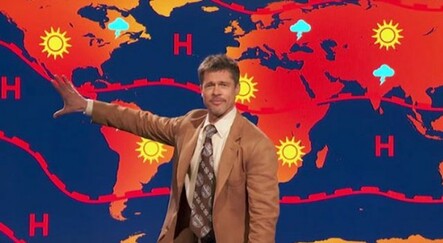 Brad Pitt hava durumu sundu - magazin