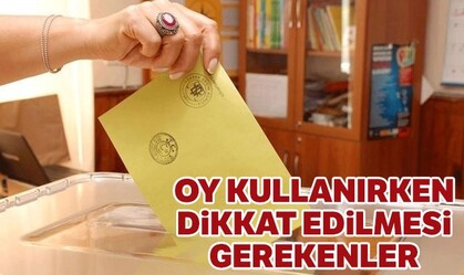 Seçimde nasıl oy kullanılır? Oy kullanırken dikkat edilmesi gerekenler (31 Mart 2019 yerel seçimler) - secim-2023