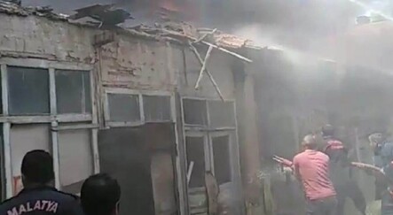 Malatya'da depo yangını - dunya