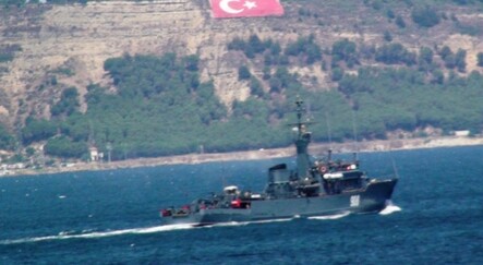 Rus donanmasına ait savaş gemisi Çanakkale’den geçti - gundem