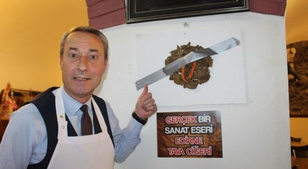 Duvarda muza bir de ciğerli gönderme! Duvarda tava ciğer... - kultur-sanat