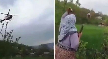 Ambulans helikopterin tarlasına inmesine izin vermeyen kadın gözaltına alındı - gundem
