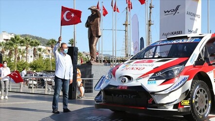 Dünya Ralli Şampiyonası'nın 5. yarışı Türkiye Rallisi'nin startını Bakan Kasapoğlu verdi - spor