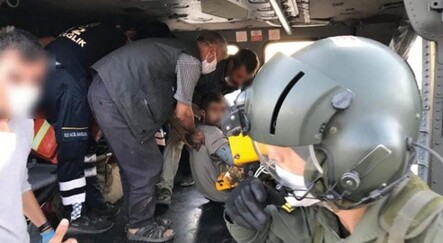 Elazığ’da yaralı çiftçi, askeri helikopter ile hastaneye ulaştırıldı - yasam
