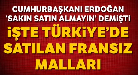 Fransız Mallarının Tam Listesi (İşte Fransız Markaları Listesi) Türkiye'de Satılan Fransız Malları - gundem