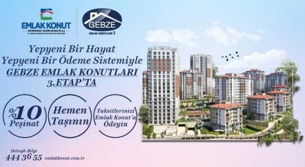 Gebze Emlak Konutları'nda 3. Etap'ta - ekonomi