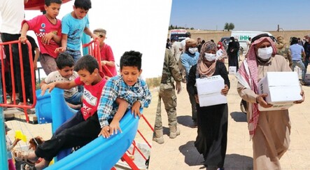 Güvenli bölgede yüzler gülüyor - dunya