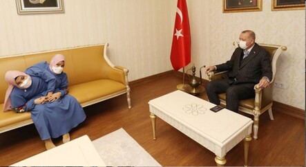 Cumhurbaşkanı Erdoğan, Kahramanmaraşlı siyam ikizleriyle görüştü - yasam